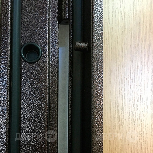 Входная металлическая Дверь Ратибор Форт Беленый Дуб в Пушкино