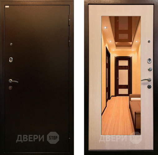 Входная металлическая Дверь Ратибор Милан 3К зеркало Экодуб в Пушкино