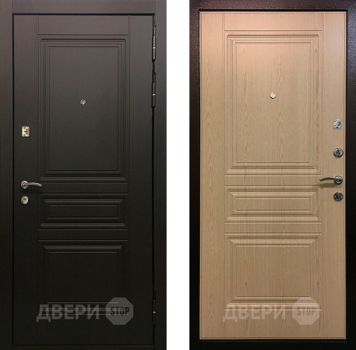 Входная металлическая  дверь Ратибор Лондон Беленый дуб в Пушкино