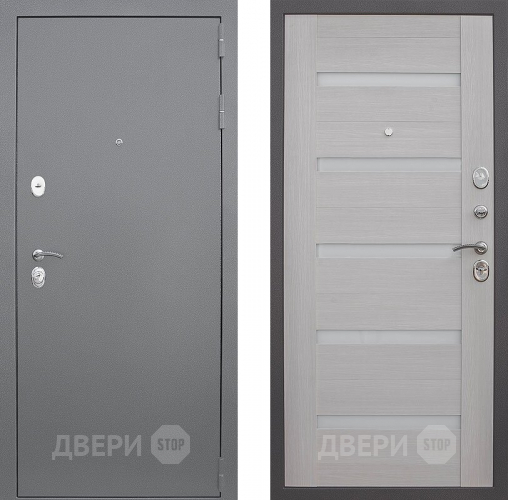 Входная металлическая Дверь Снедо Люкс Белая Лиственница 3К в Пушкино