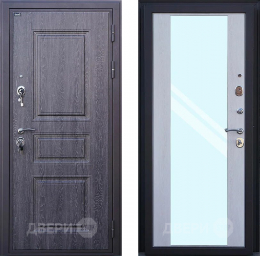 Входная металлическая Дверь Шелтер (SHELTER) Филадельфия Зеркало в Пушкино