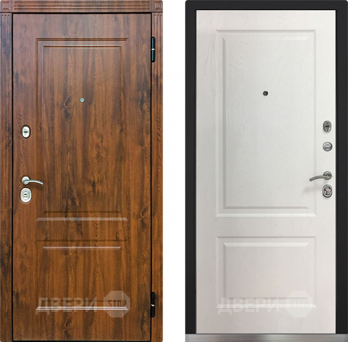 Входная металлическая Дверь Снедо V02 2К Альберо Браш Браун в Пушкино