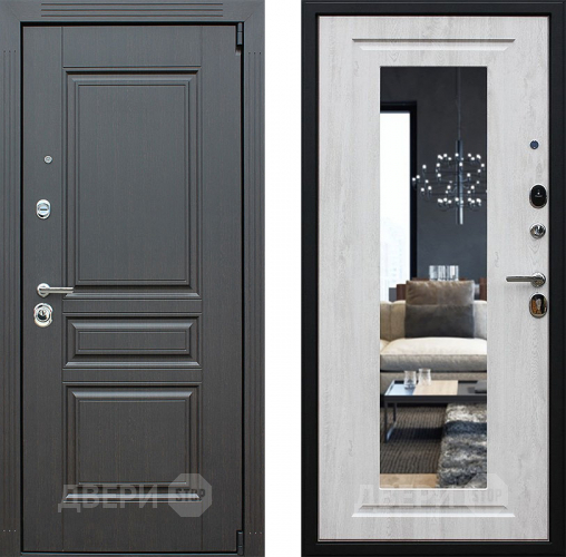 Входная металлическая Дверь АСД Гермес с зеркалом в Пушкино