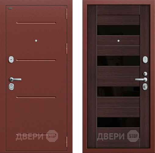 Входная металлическая Дверь Groff Т2-223 Wenge Veralinga в Пушкино