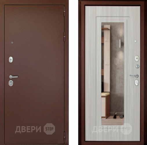 Дверь (Дверной Континент) Гарант - 1 Зеркало Сандал белый в Пушкино