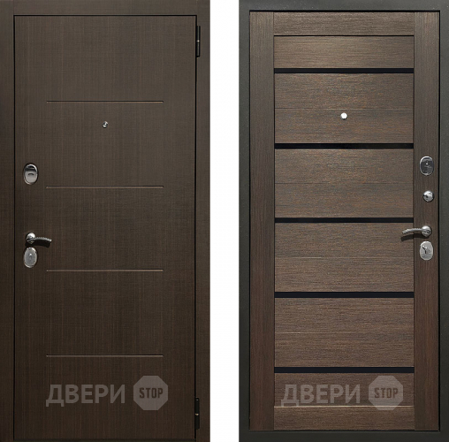 Входная металлическая Дверь Престиж Люкс Арабика/Темный орех в Пушкино