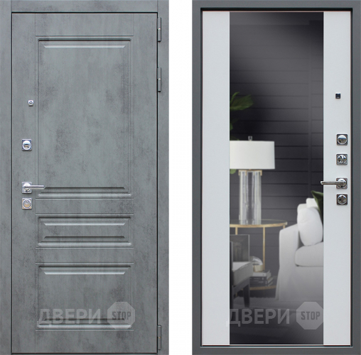 Входная металлическая Дверь АСД Лира с зеркалом  в Пушкино