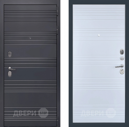 Входная металлическая Дверь Престиж Лига Белый матовый в Пушкино