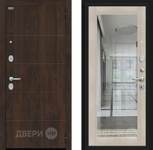 Входная металлическая Дверь Bravo Флэт Kale Almon/Cappuccino Veralinga в Пушкино