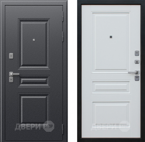 Входная металлическая Дверь АСД Терморазрыв Диксон Белый матовый в Пушкино