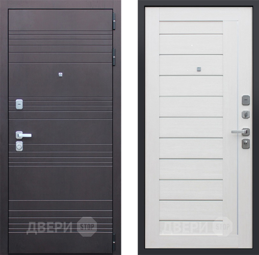 Входная металлическая Дверь АСД Дуэт Лиственница белая в Пушкино