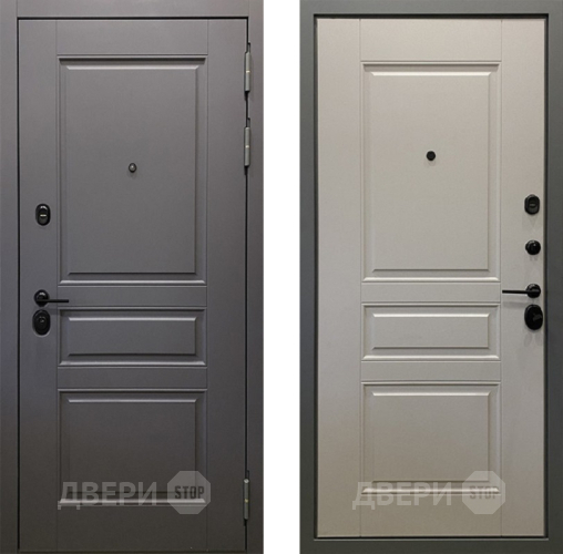 Входная металлическая Дверь Ратибор Лондон 3К Грей в Пушкино