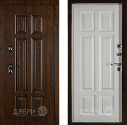 Дверь Заводская Урал ПП Лайт 3К Вайт (с терморазрывом) в Пушкино