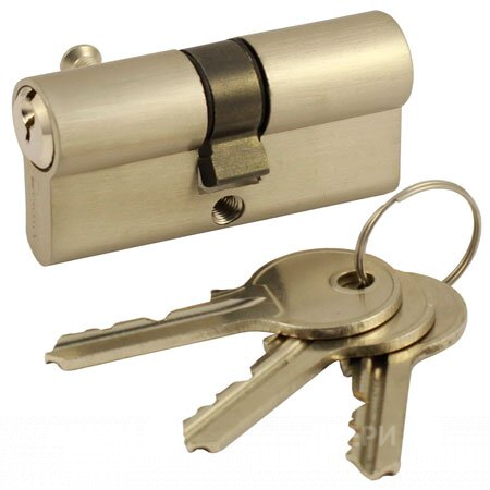 Цилиндровый механизм V60 Матовый никель в Пушкино