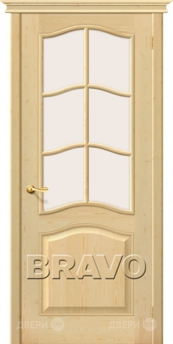 Межкомнатная дверь со стеклом М7 (Без отделки) в Пушкино