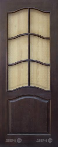 Межкомнатная дверь 7-ПО темный лак в Пушкино