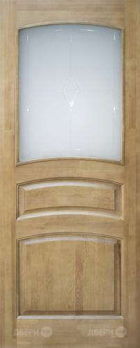 Межкомнатная дверь 16-ПО светлый лак в Пушкино