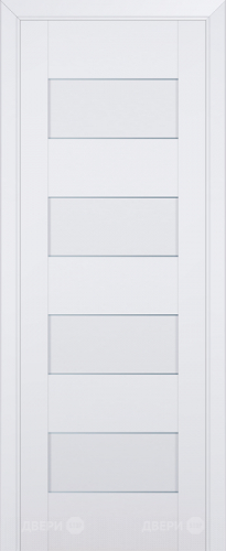 Межкомнатная дверь ProfilDoors 45U аляска частично остекленная (графит) в Пушкино
