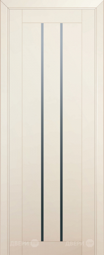 Межкомнатная дверь ProfilDoors 49U магнолия-сатинат (графит) в Пушкино