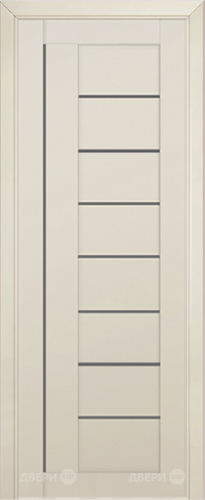 Межкомнатная дверь ProfilDoors 17U магнолия сатинат (графит) в Пушкино