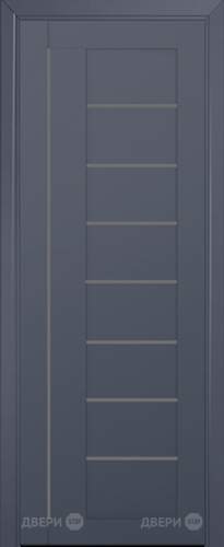Межкомнатная дверь ProfilDoors 17U антрацит (графит) в Пушкино