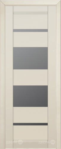 Межкомнатная дверь ProfilDoors 72U магнолия сатинат (графит) в Пушкино