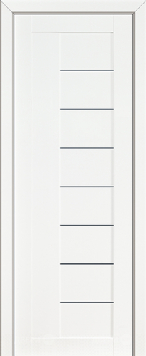 Межкомнатная дверь ProfilDoors 17L белый люкс (графит) в Пушкино