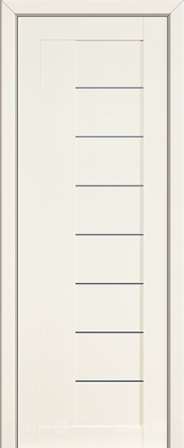 Межкомнатная дверь ProfilDoors 17L магнолия люкс (графит) в Пушкино