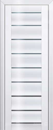 Межкомнатная дверь ProfilDoors 76L белый люкс (графит) в Пушкино