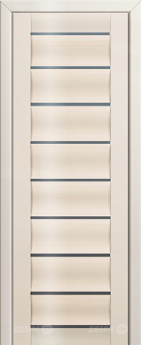 Межкомнатная дверь ProfilDoors 76L магнолия люкс (графит) в Пушкино