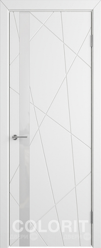 Межкомнатная дверь К5 ПО белая эмаль в Пушкино