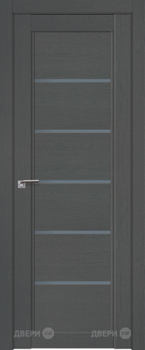 Межкомнатная дверь ProfilDoors 2-76 XN Грувд (графит) в Пушкино