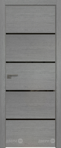 Межкомнатная дверь ProfilDoors 20 ZN Грувд (черный лак) в Пушкино