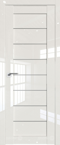 Межкомнатная дверь ProfilDoors 71L Магнолия люкс (графит) в Пушкино