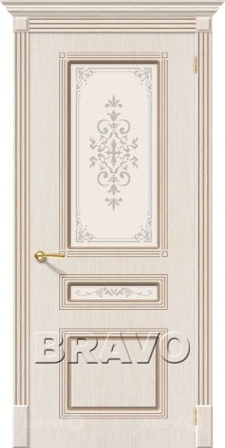 Межкомнатная дверь со стеклом Стиль (БелДуб) в Пушкино