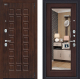 Входная металлическая Дверь Bravo Оптим Урбан с зеркалом Wenge Veralinga в Пушкино