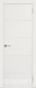 Межкомнатная дверь Граффити 2 ПГ белая эмаль в Пушкино