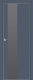 Межкомнатная дверь ProfilDoors 5E Антрацит (серебряный лак) в Пушкино