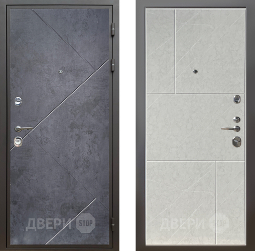 Входная металлическая Дверь Шелтер (SHELTER) Комфорт Бетон урбан индиго 9 Гранит лава лайт в Пушкино