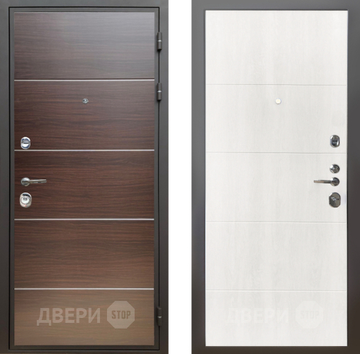 Входная металлическая Дверь Шелтер (SHELTER) Комфорт Венге структурный горизонт 7 Дуб филадельфия крем в Пушкино