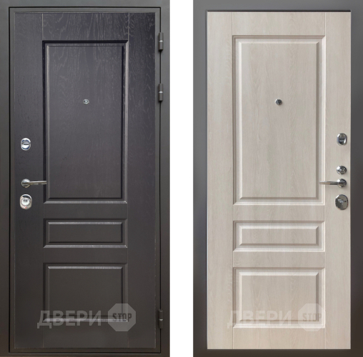 Входная металлическая Дверь Шелтер (SHELTER) Комфорт Дуб английский 3 Дуб филадельфия крем в Пушкино