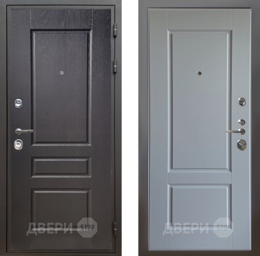 Входная металлическая Дверь Шелтер (SHELTER) Комфорт Дуб английский 6 Силк Маус в Пушкино