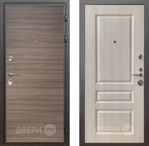 Дверь Шелтер (SHELTER) Комфорт Дуб тоскано поперечный 3 Дуб филадельфия крем в Пушкино