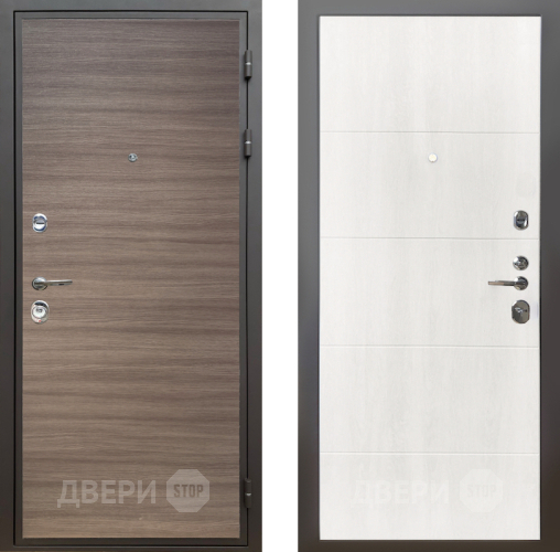 Входная металлическая Дверь Шелтер (SHELTER) Комфорт Дуб тоскано поперечный 7 Дуб филадельфия крем в Пушкино