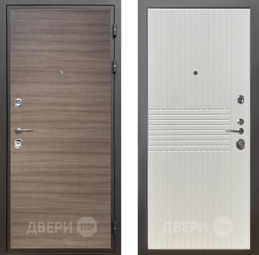 Дверь Шелтер (SHELTER) Комфорт Дуб тоскано поперечный 10 Силк Сноу в Пушкино