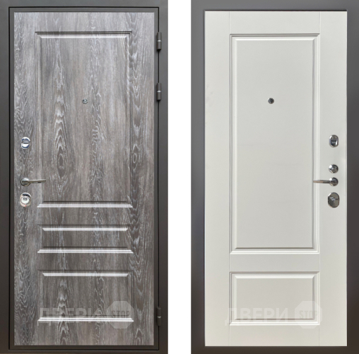 Входная металлическая Дверь Шелтер (SHELTER) Комфорт Дуб шале серебро 5 Силк тирамиссу в Пушкино