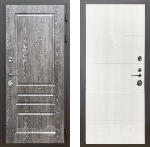 Дверь Шелтер (SHELTER) Комфорт Дуб шале серебро 7 Дуб филадельфия крем в Пушкино