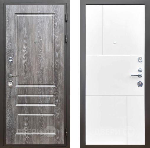 Дверь Шелтер (SHELTER) Комфорт Дуб шале серебро 8 Белый матовый в Пушкино