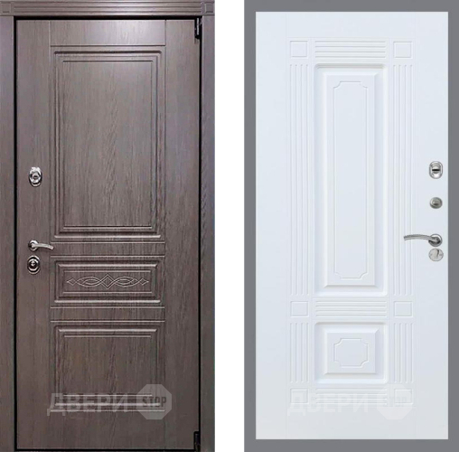 Входная металлическая Дверь Рекс (REX) Пренмиум-S FL-2 Силк Сноу в Пушкино