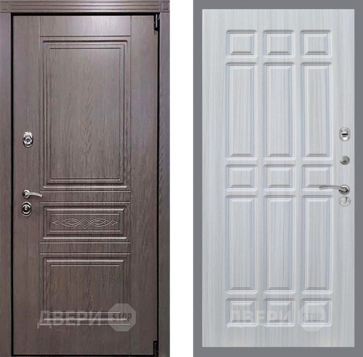 Входная металлическая Дверь Рекс (REX) Пренмиум-S FL-33 Сандал белый в Пушкино